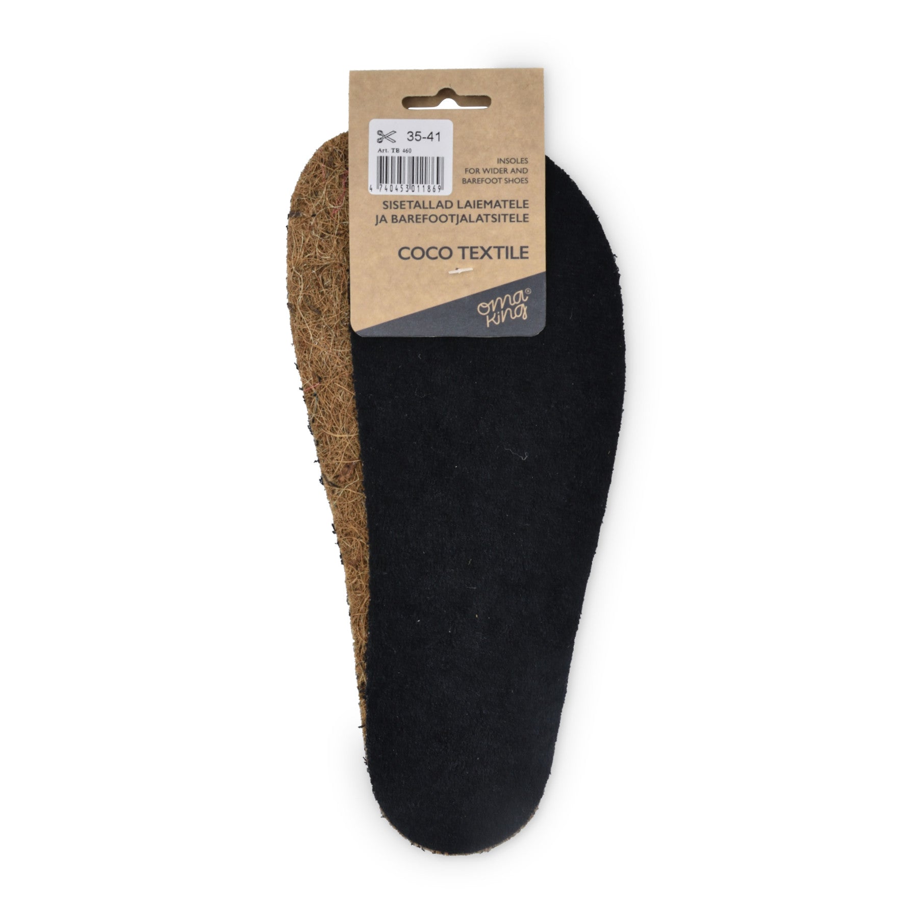 OmaKing Coco Textile Einlegesohlen für Barfußschuhe, ideal für den Sommer, jetzt im Onlineshop für Barfußschuhe erhältlich