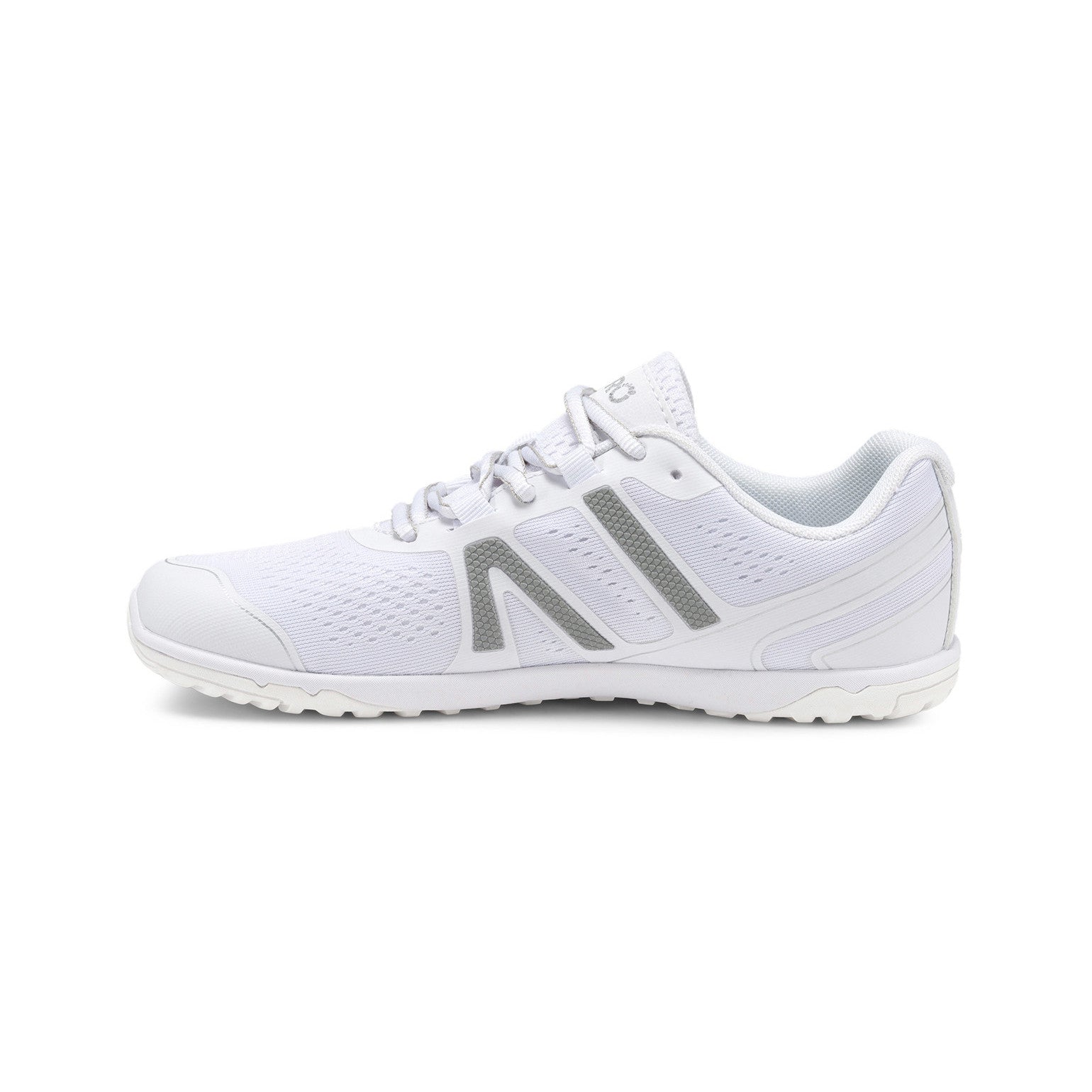 Xero Shoes HFS II in Weiß für Damen, seitliche Ansicht links, leichte und komfortable Barfuß-Laufschuhe, verfügbar im Onlineshop für Barfußschuhe