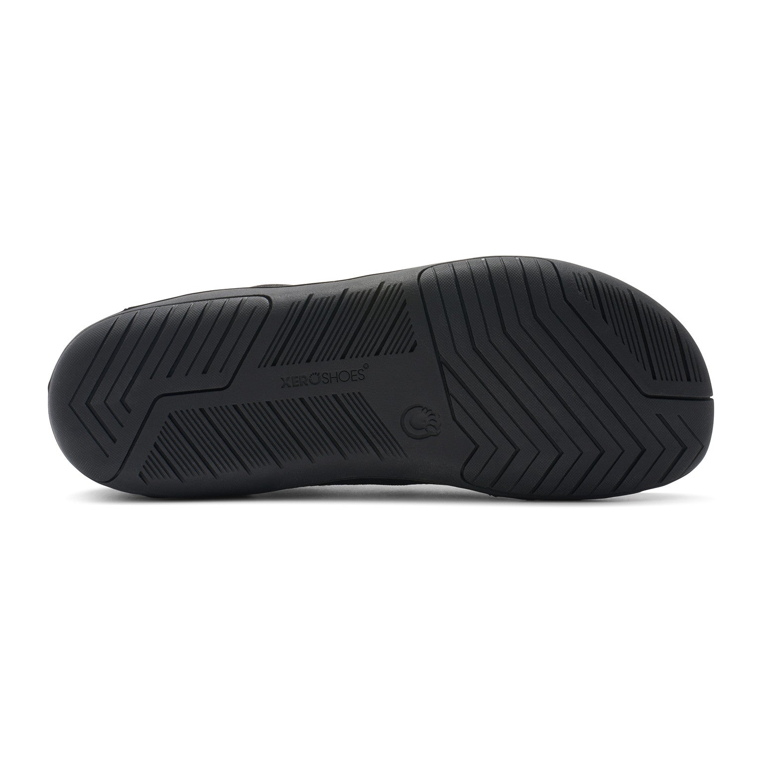 Xero Shoes Nexus Knit Sneaker in Schwarz für Herren, Unteransicht, flexibel und atmungsaktiv, ideal für unseren Onlineshop für Barfußschuhe.