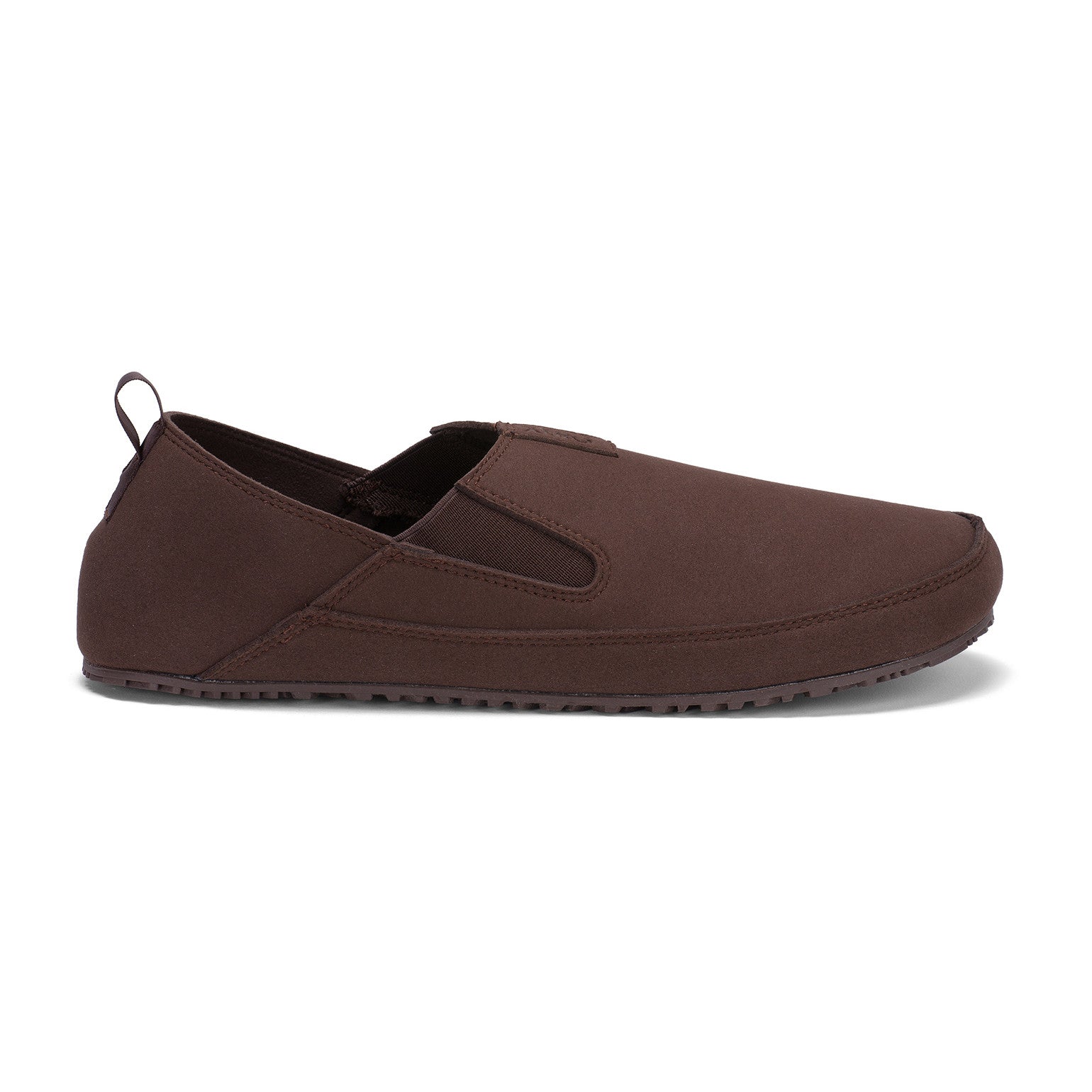 Xero Shoes Sunrise Barfußschuhe für Herren als Slipper, rechte Seitenansicht in Braun im Onlineshop für Barfußschuhe