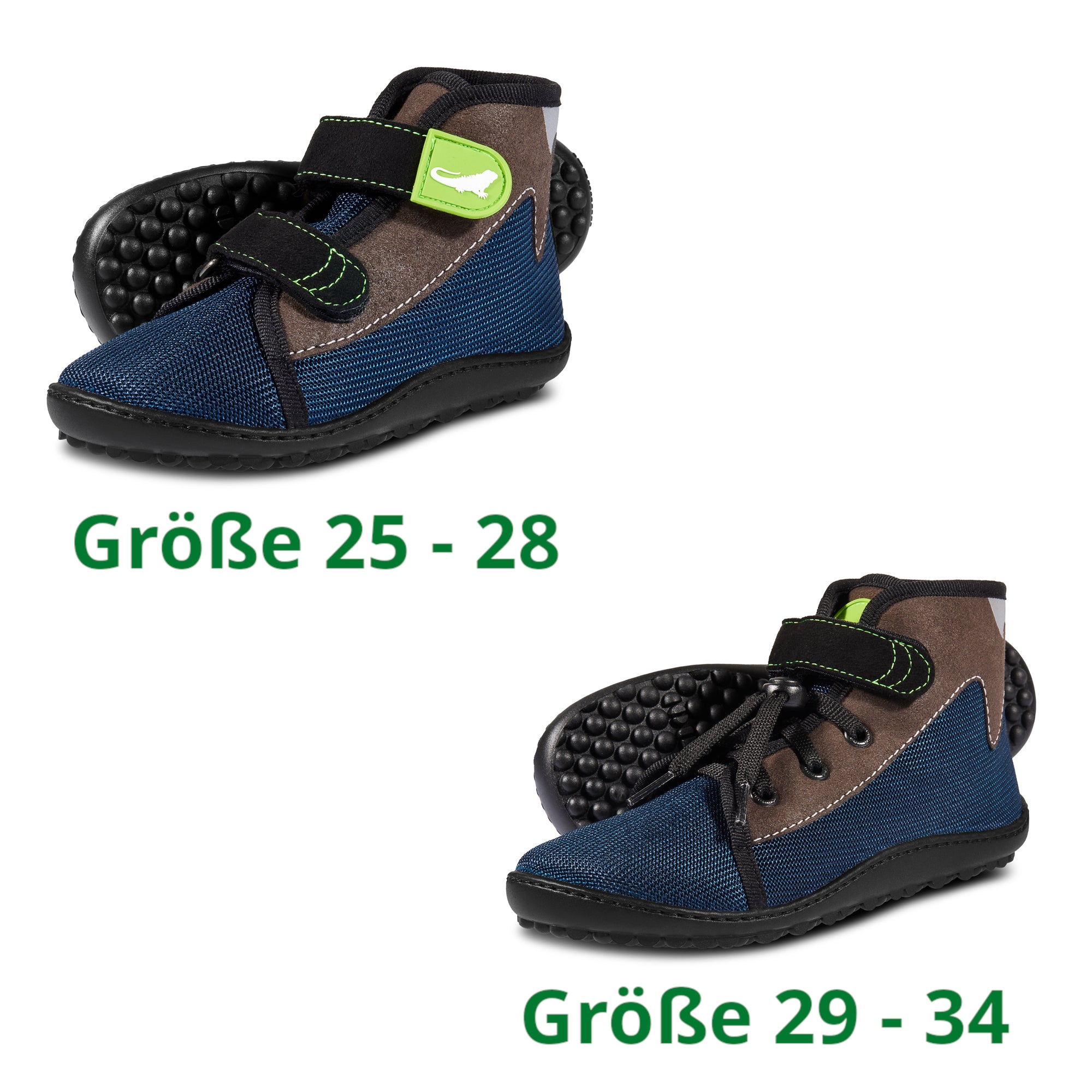 Leguanito Scippo Kinder Barfußschuhe in Blau – Wasserabweisende Slipper, ideal für aktive Kinder. Komfortable Passform und flexible Sohle für ein natürliches Laufgefühl. Jetzt bei barfussweltan.shop erhältlich.