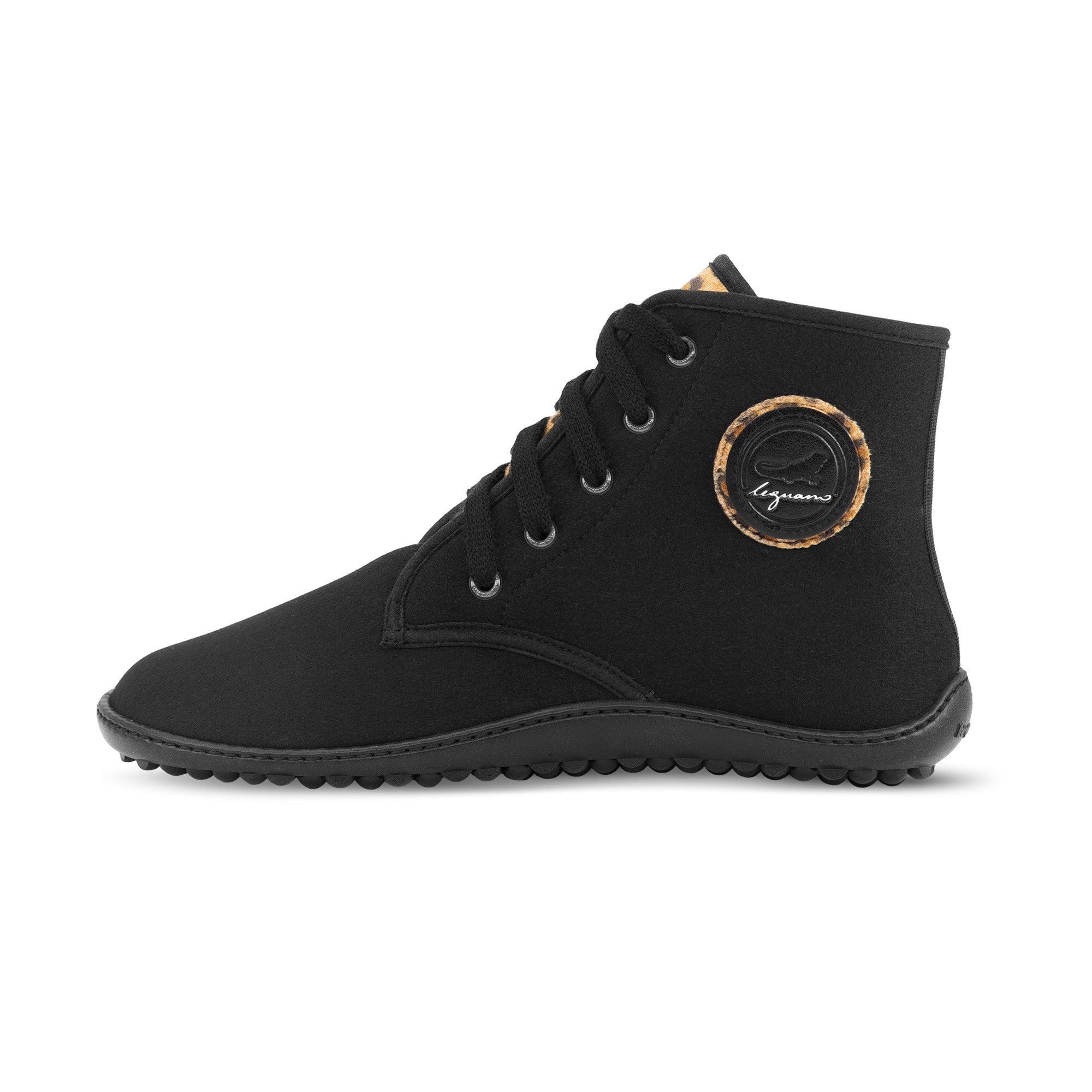 Linke Seitenansicht der Leguano Chester Light Leo Barfußschuhe für Herbst und Frühling im Onlineshop
