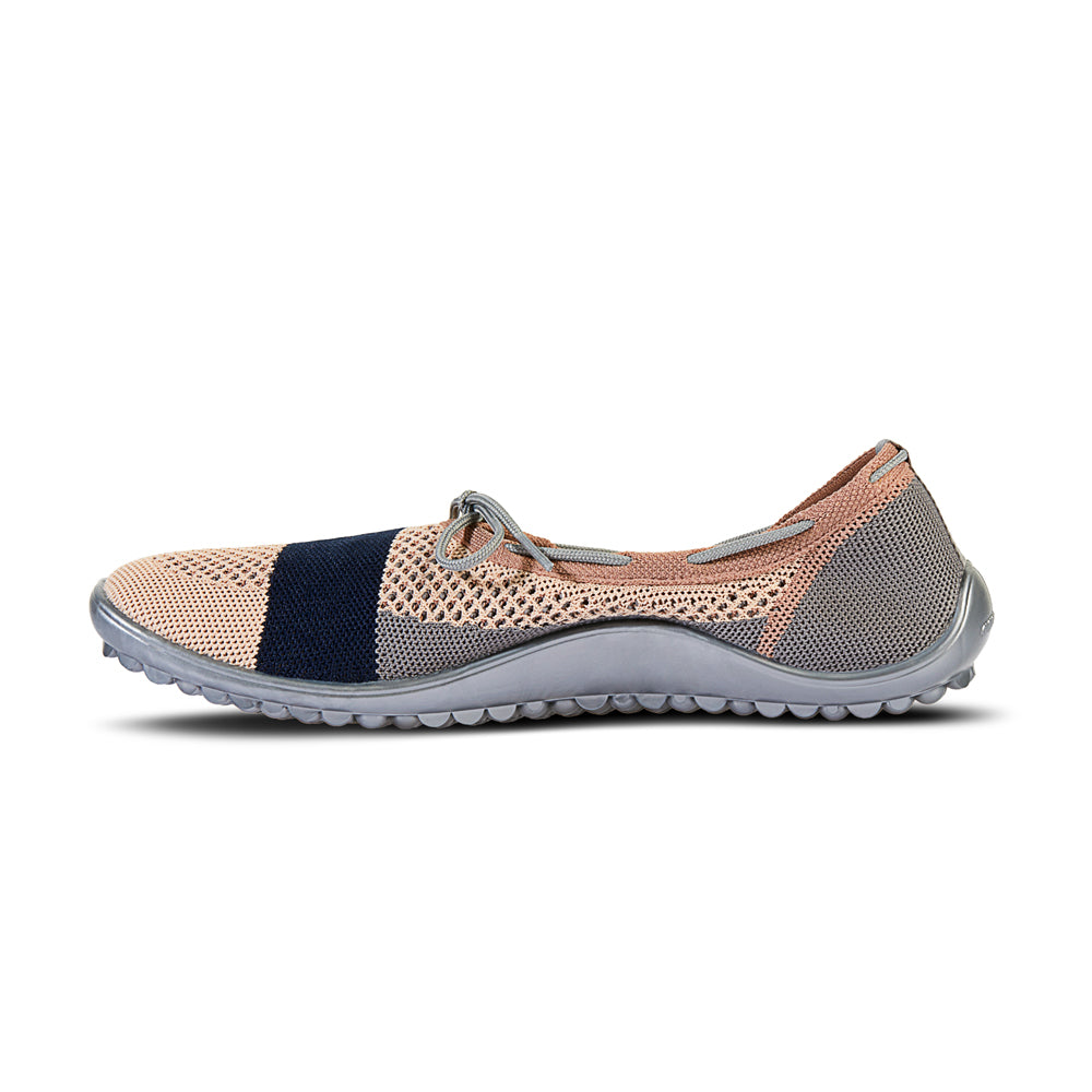 Barfußschuhe Leguano Style Rose Ballerina, linke Ansicht, elegante und flexible Ballerinas für Damen, ideal für natürlichen Komfort, erhältlich in unserem Onlineshop für Barfußschuhe.