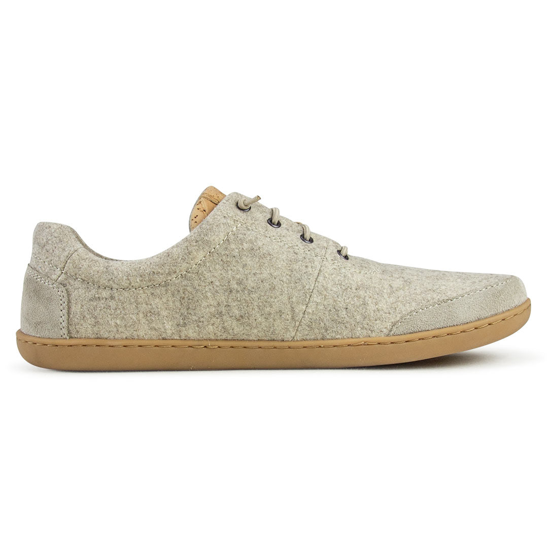 Doghammer Terrar Wool Earth Barfußschuhe aus Merinowolle, Ansicht von rechts im Onlineshop für Barfußschuhe