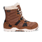 Xero Shoes Alpine Women Barfußschuhe Schneestiefel in Rubber Brown, Ansicht von rechts. Leichte, flexible Winterstiefel, die natürlichen Komfort und Wärme bieten. Erhältlich in unserem Onlineshop für Barfußschuhe.