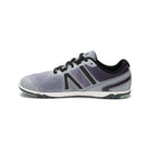 Xero Shoes HFS II in Asphalt Alloy für Damen, seitliche Ansicht links, stylische und bequeme Barfuß-Laufschuhe, erhältlich im Onlineshop für Barfußschuhe