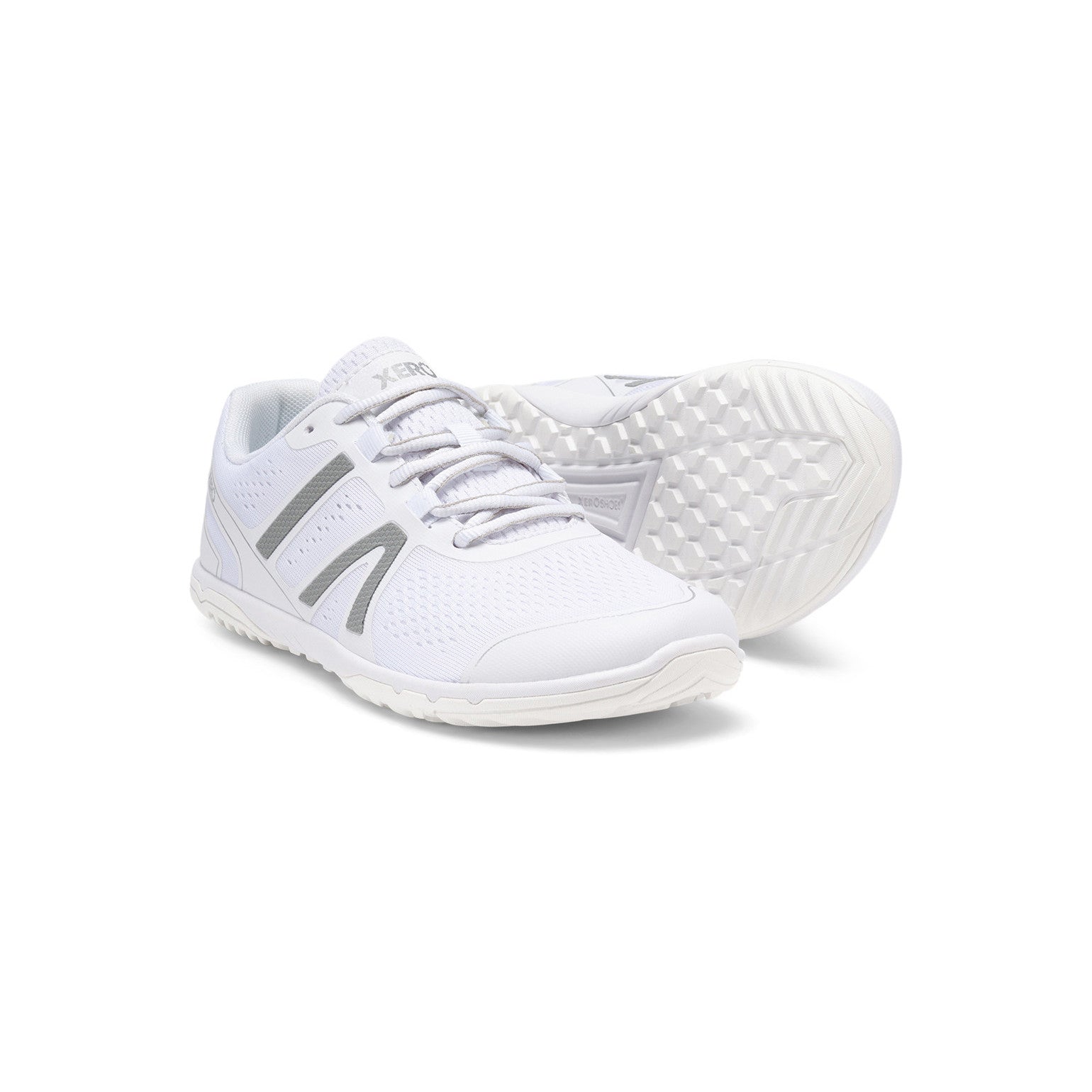 Xero Shoes HFS II in Weiß für Damen, vielseitige und leichte Barfuß-Laufschuhe für Alltag und Sport, erhältlich im Onlineshop für Barfußschuhe