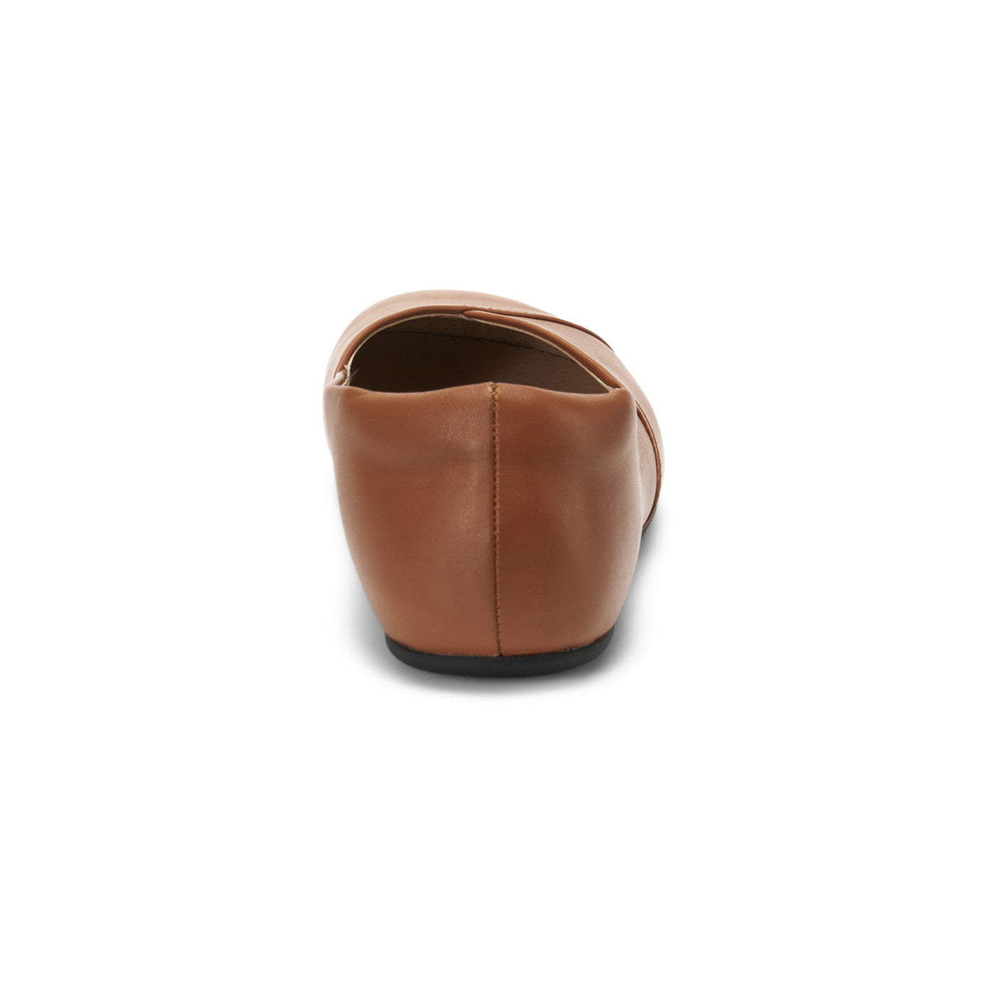 Xero Shoes Phoenix Leather Damen Barfußschuhe in glattem braunem Leder, Rückansicht im Onlineshop für Barfußschuhe