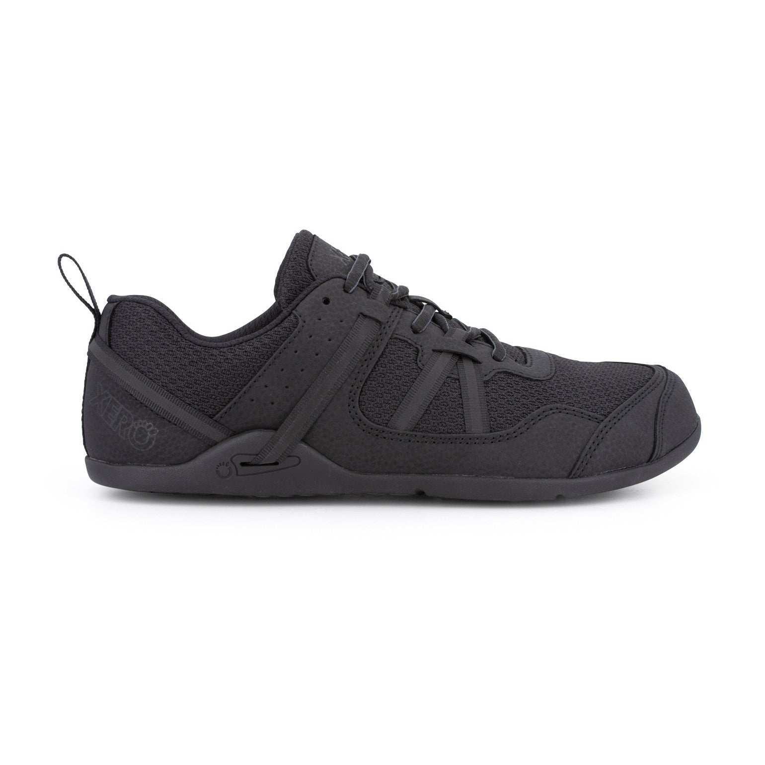Xero Shoes Prio Damen Barfußschuhe in Schwarz, rechte Seitenansicht im Onlineshop für Barfußschuhe