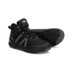 Barfußschuhe Onlineshop: Xero Shoes Xcursion Fusion wasserdichte Barfuß-Wanderschuhe für Damen in black titanium