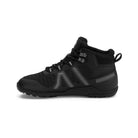 Barfußschuhe Onlineshop: Xero Shoes Xcursion Fusion wasserdichte Damen Barfuß-Wanderschuhe in black titanium, linke Seitenansicht