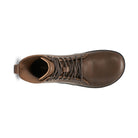 Barfußschuhe Xero Shoes Breckenridge Damen-Knöchelstiefel in Braun aus Leder, Oberansicht, erhältlich in unserem Onlineshop für Barfußschuhe.