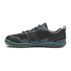 Linke Ansicht der Xero Shoes Scrambler Low Barfußschuhe in Black Shale für Herren als Wanderschuhe im Onlineshop für Barfußschuhe