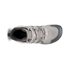 Obere Ansicht der Xero Shoes Scrambler Mid II Damen Barfußschuhe in Paloma als Wanderschuhe im Onlineshop für Barfußschuhe