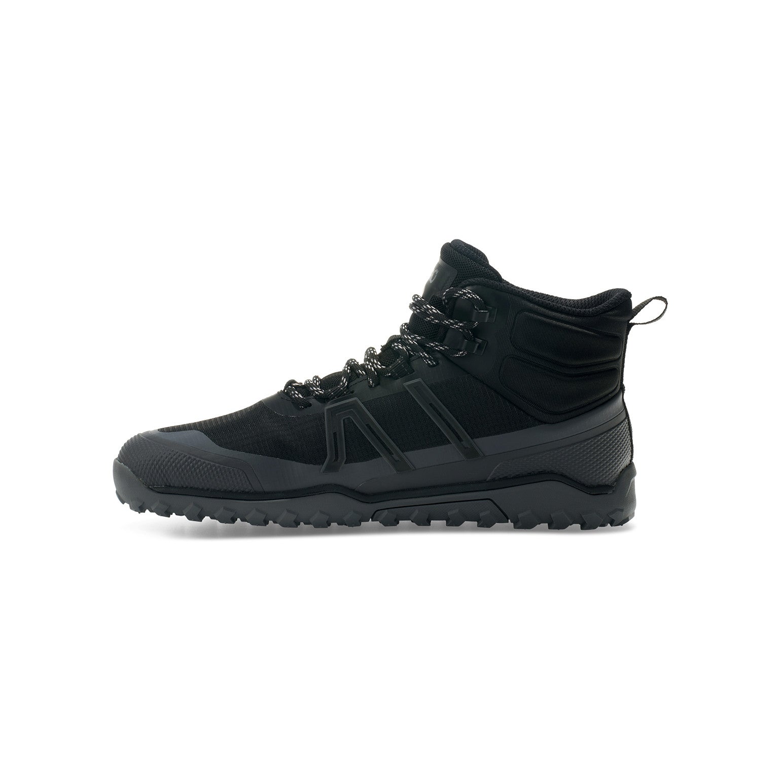 Xero Shoes Scrambler Trail Mid WP Barfußschuhe für Damen, wasserdichte Wanderschuhe, linke Seitenansicht im Onlineshop