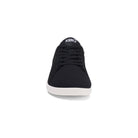 Xero Shoes Dillon Barfußschuhe für Herren in Schwarz aus der Vorderansicht, bequem und flexibel für den Alltag. Ideal für einen natürlichen Gang und hohe Bewegungsfreiheit. Erhältlich in unserem Onlineshop für Barfußschuhe.