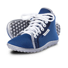 leguanito aktiv plus blau Leguano Barfußschuhe für Kinder – erhältlich im barfussweltan.shop Barfußschuhe Onlineshop