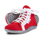 leguanito aktiv plus rot Leguano Barfußschuhe für Kinder – Hauptansicht, erhältlich im barfussweltan.shop Barfußschuhe Onlineshop
