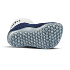 Leguanito Barfußschuhe für Kinder von Leguano in Blau – Sockenschuhe, Unteransicht, erhältlich im barfussweltan.shop Barfußschuhe Onlineshop
