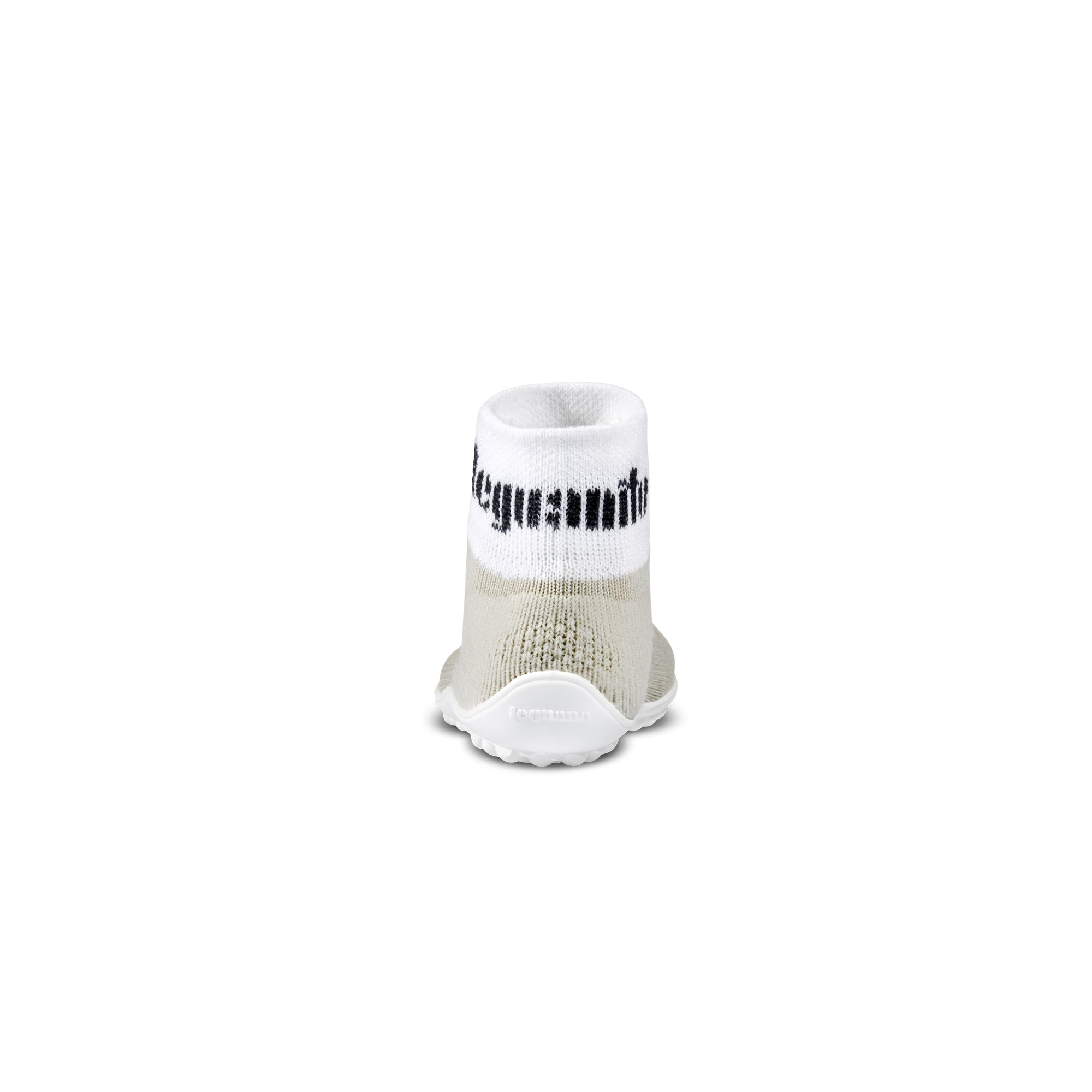 Leguanito Barfußschuhe für Kinder von Leguano in Perlmutt – Sockenschuhe, Rückansicht, erhältlich im barfussweltan.shop Barfußschuhe Onlineshop