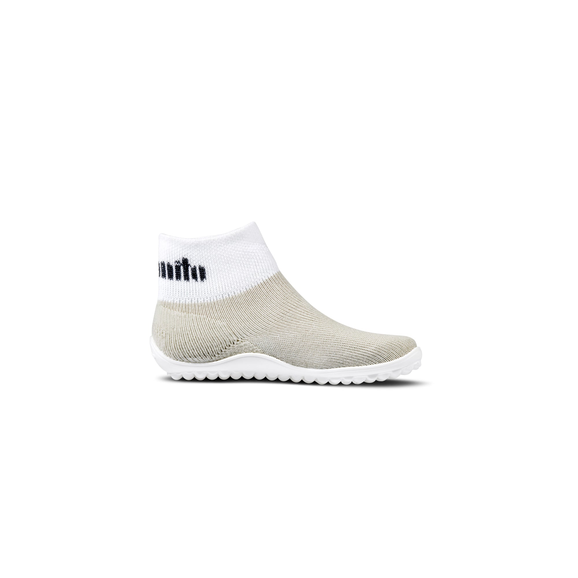 Leguanito Barfußschuhe für Kinder von Leguano in Perlmutt – Sockenschuhe, Seitenansicht von rechts, erhältlich im barfussweltan.shop Barfußschuhe Onlineshop