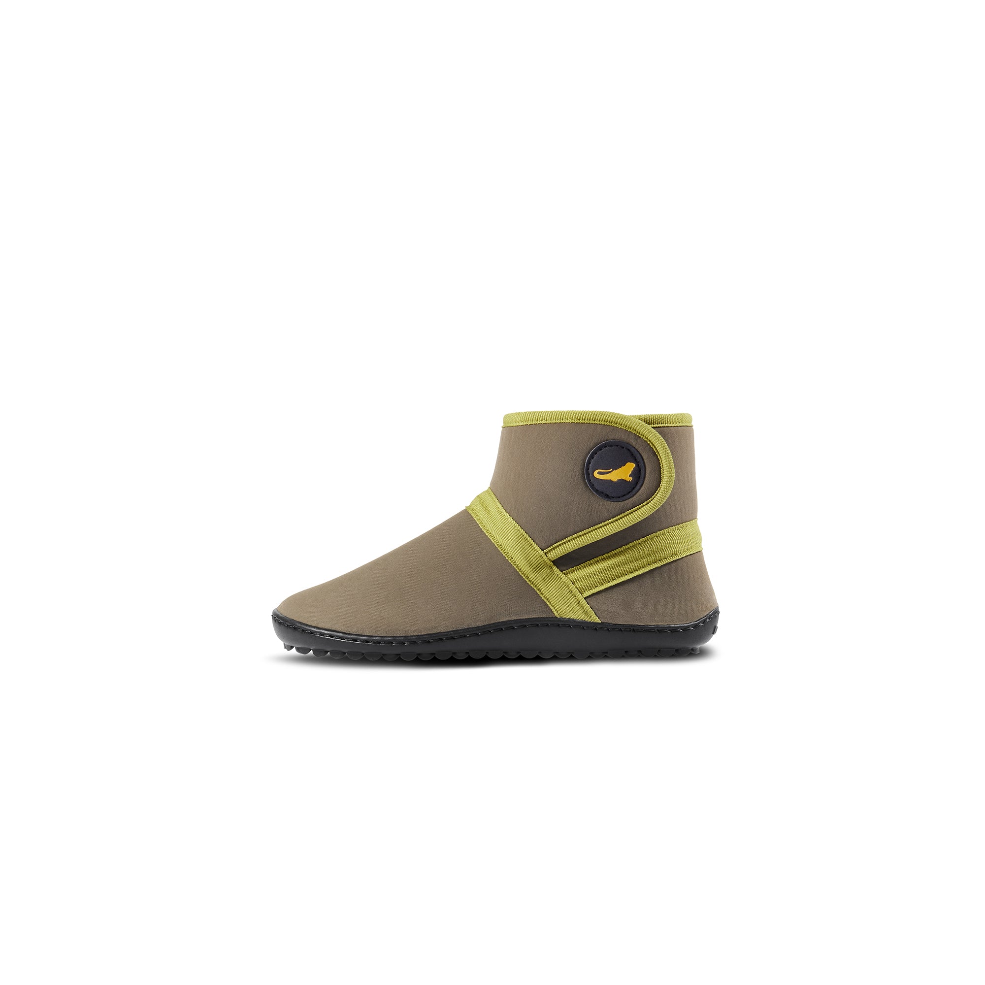 Leguanito Thermo isolierte Kinderschuhe, Barfußschuhe für Kinder, linke Seitenansicht im Onlineshop für Barfußschuhe.