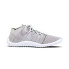 Leguano Beat Barfußschuhe Sneaker in Silbergrau, rechte Seitenansicht. Jetzt im Onlineshop für Barfußschuhe erhältlich.