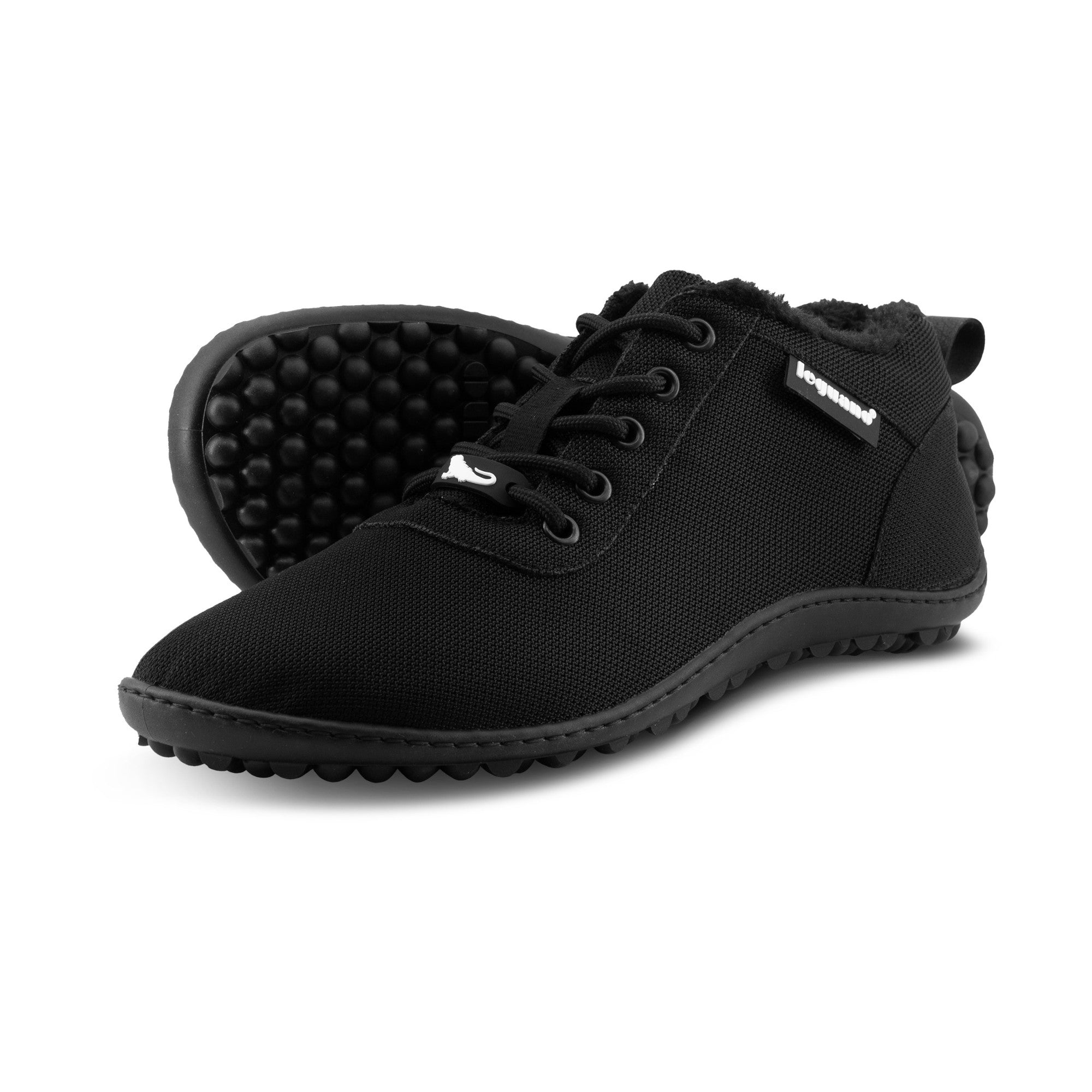 Schwarze Leguano Galaxo Barfußschuhe als warme Winterschuhe und Wanderschuhe im Onlineshop für Barfußschuhe