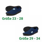 Leguano Scio Blue Kinder Barfußschuhe Slipper – Atmungsaktive und flexible Slipper für Kinder in Blau, perfekt für den Alltag, erhältlich im Barfußschuhe Onlineshop barfussweltan.shop.